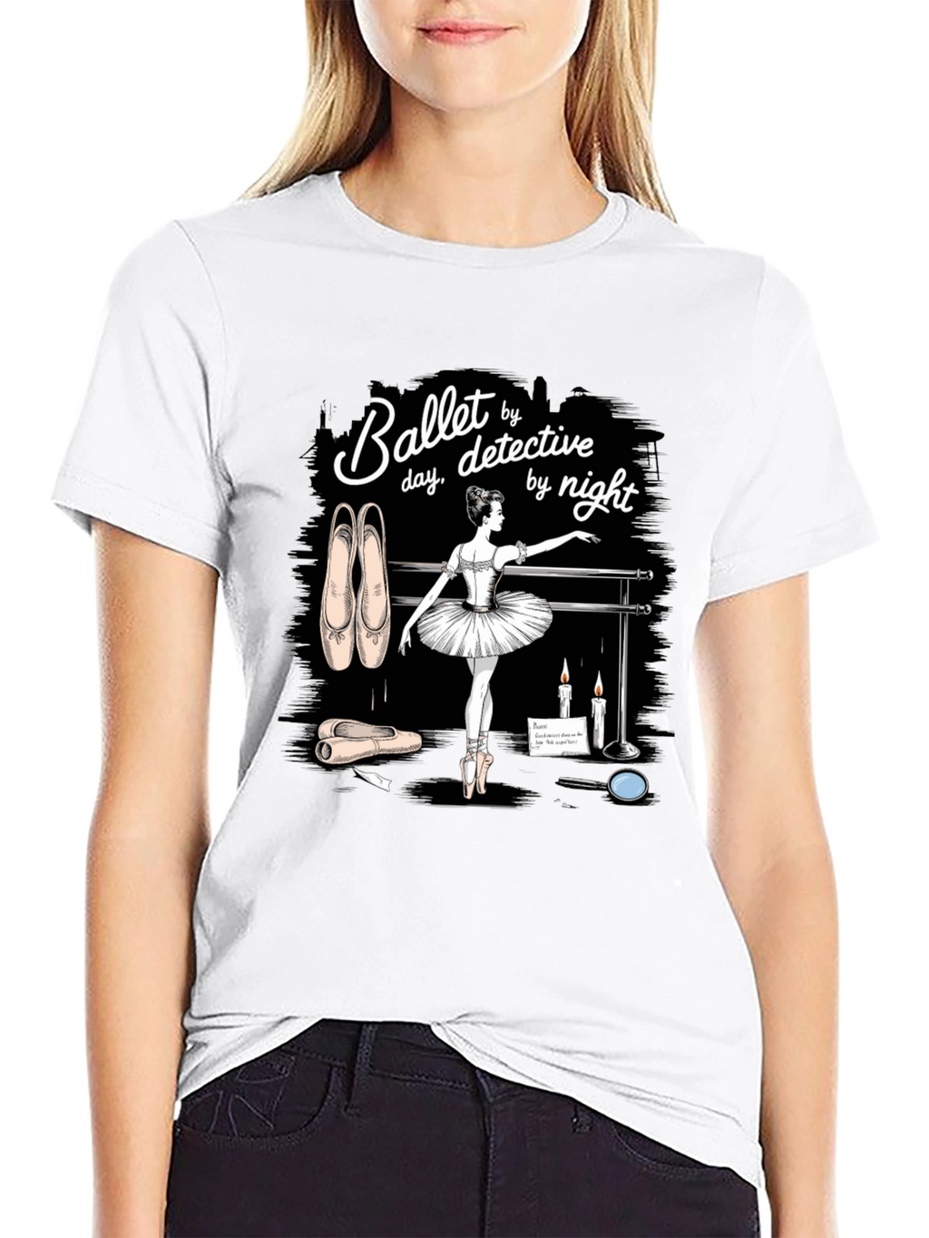 Ballet Detective Graphic T-Shirt
