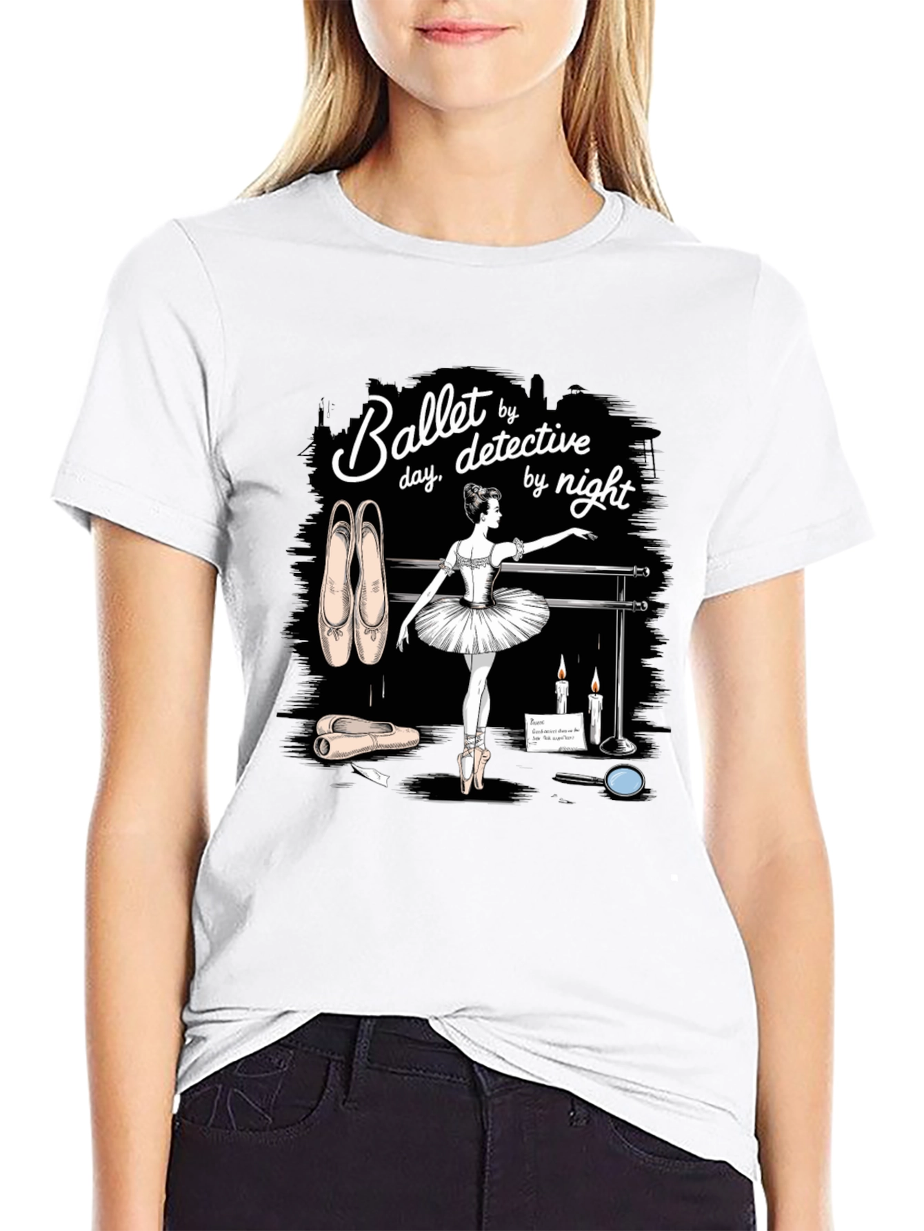 Ballet Detective Graphic T-Shirt