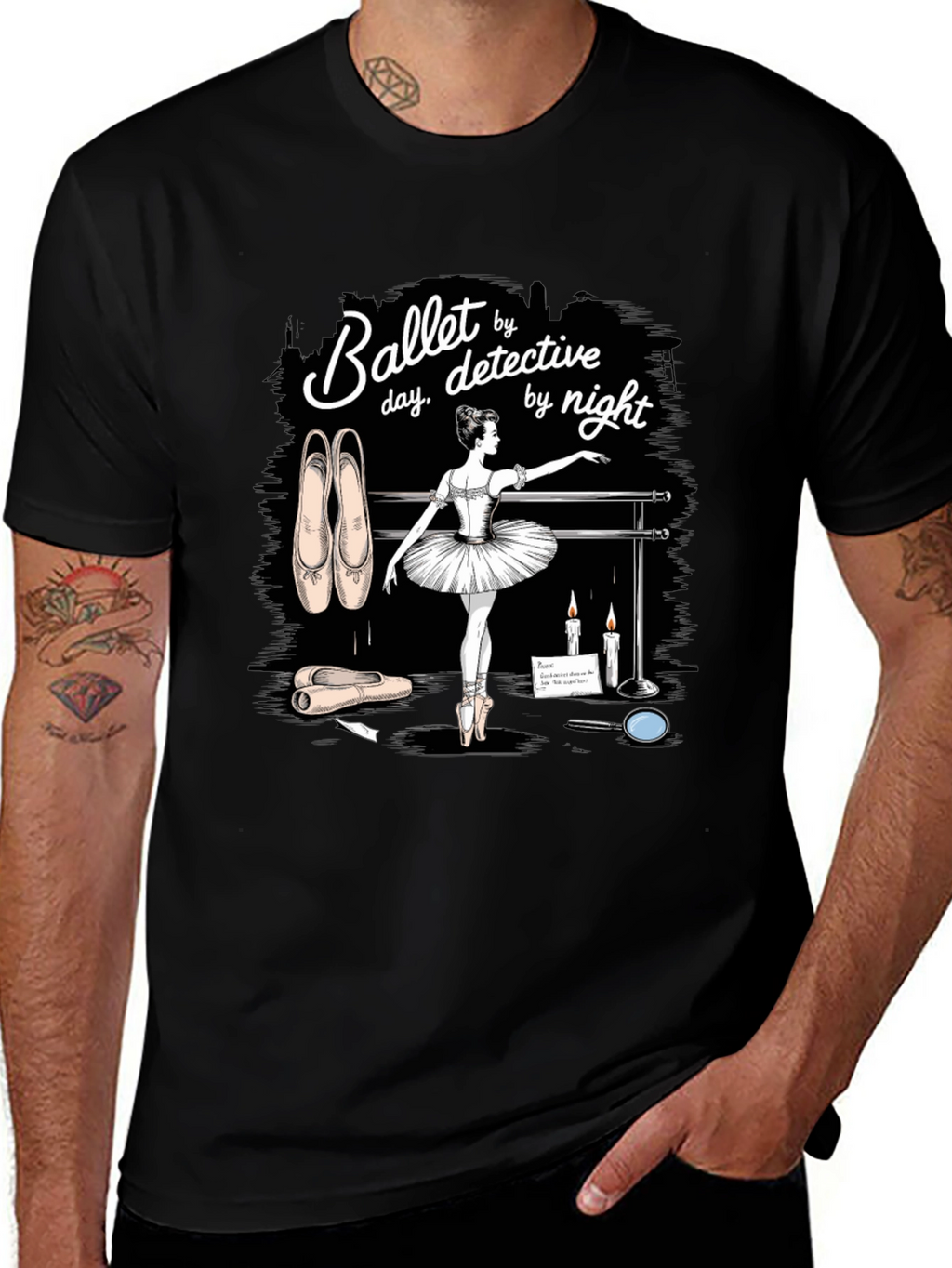 Ballet Detective Graphic T-Shirt
