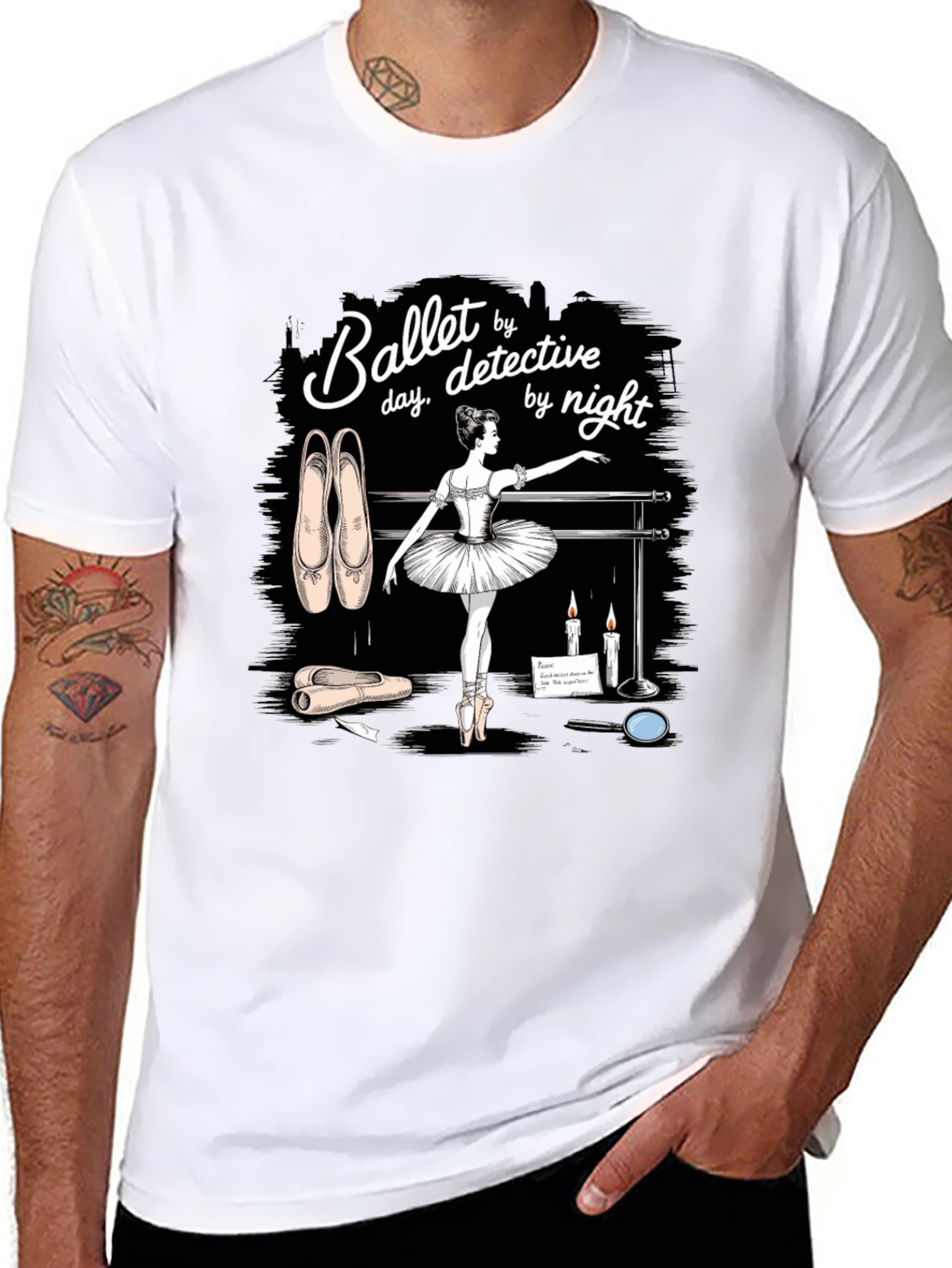 Ballet Detective Graphic T-Shirt