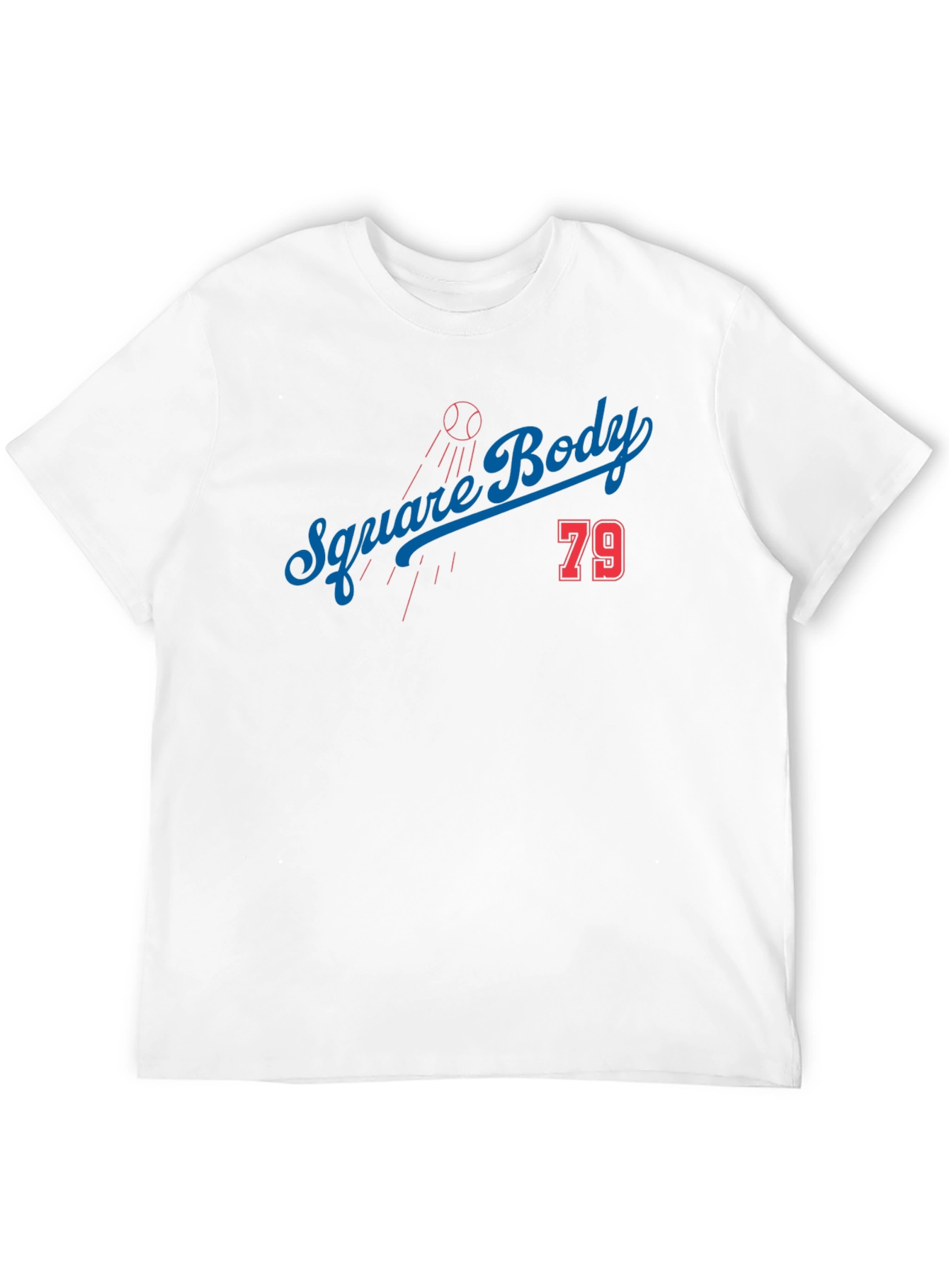 Square Body Baseball Tee - Black