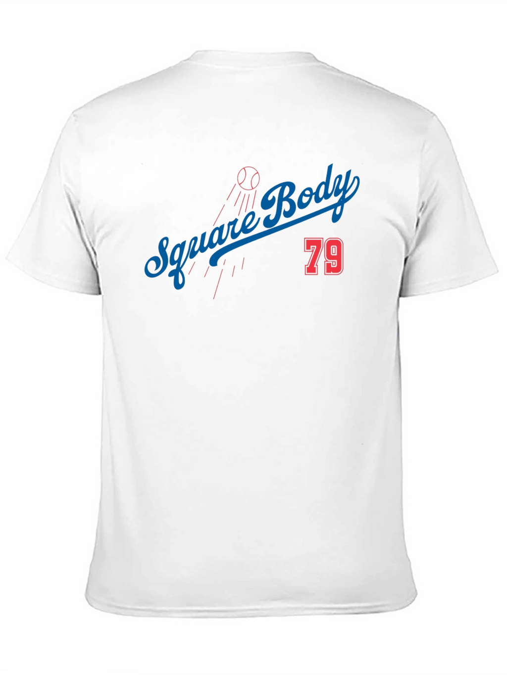 Square Body Baseball Tee - Black