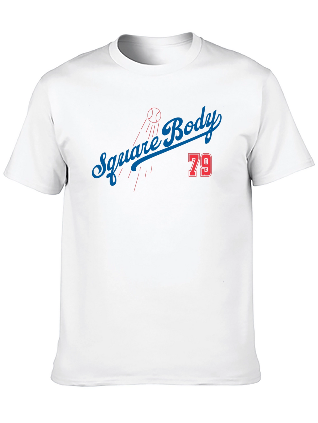 Square Body Baseball Tee - Black
