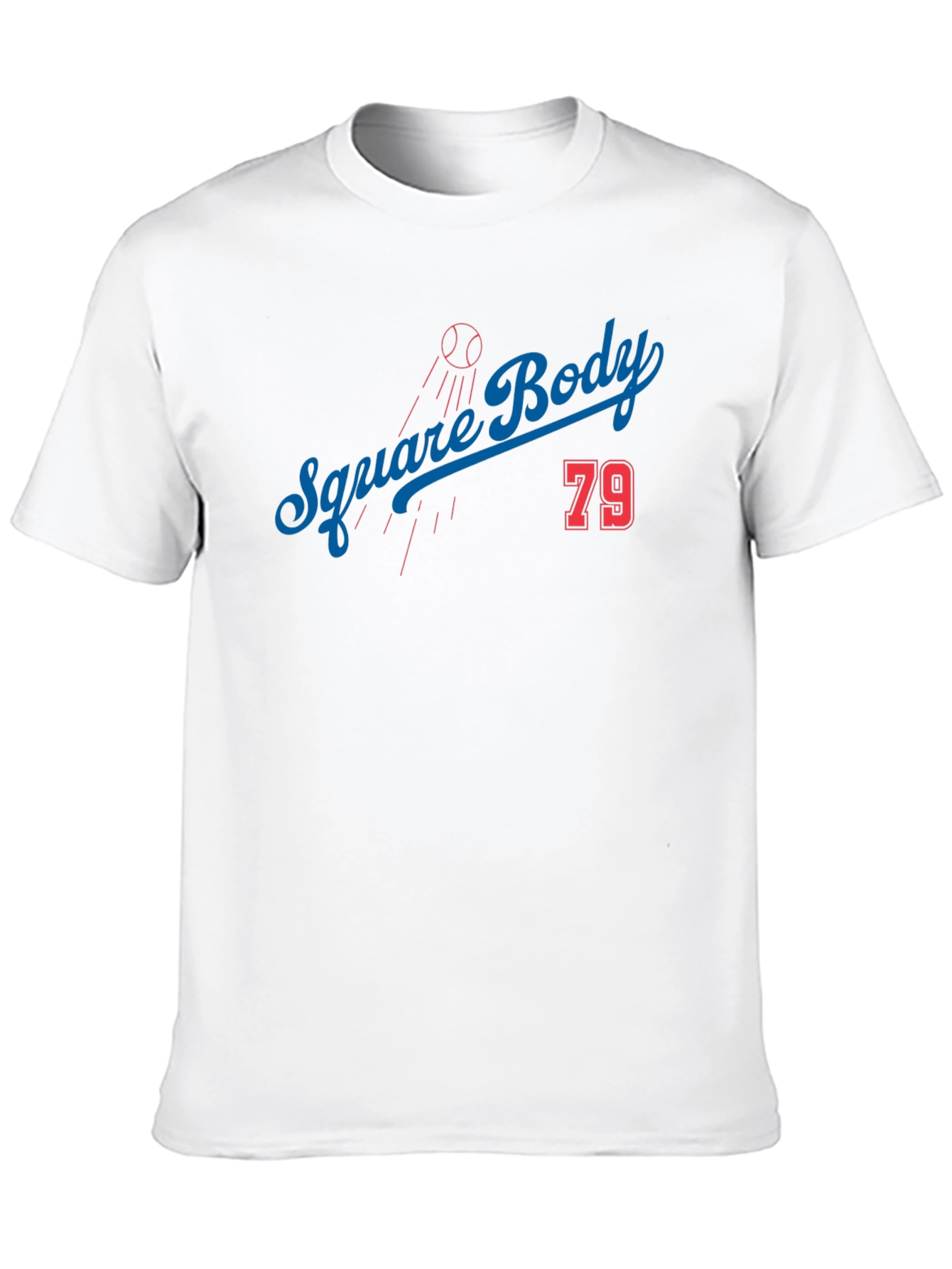 Square Body Baseball Tee - Black