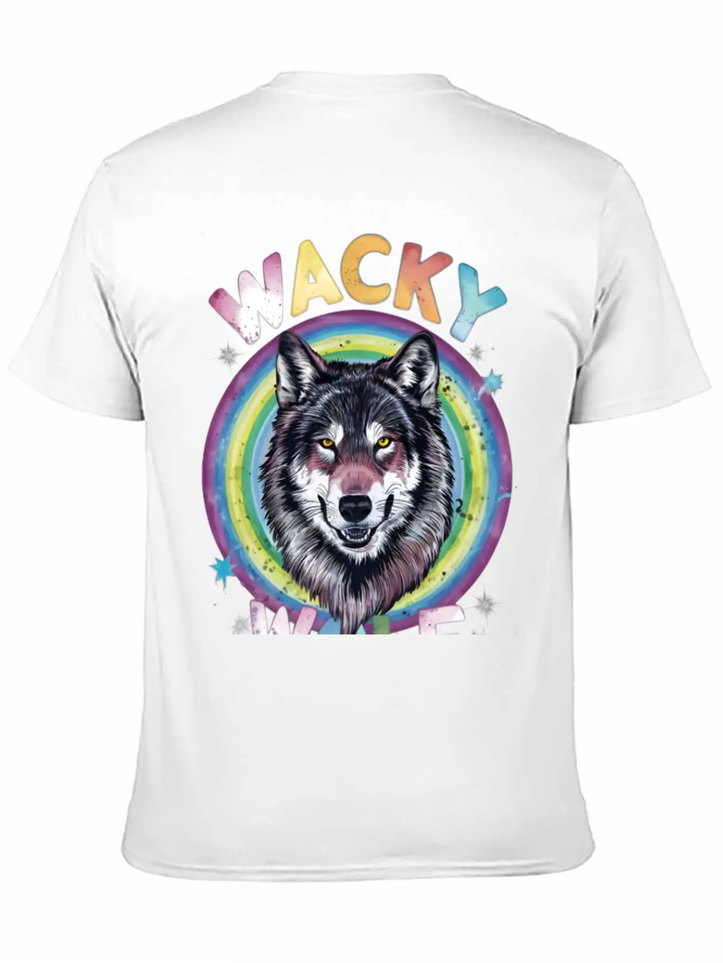 Wacky Wolf Pack Stylish Everyday T-Shirt – Unisex Basic Cotton Tee