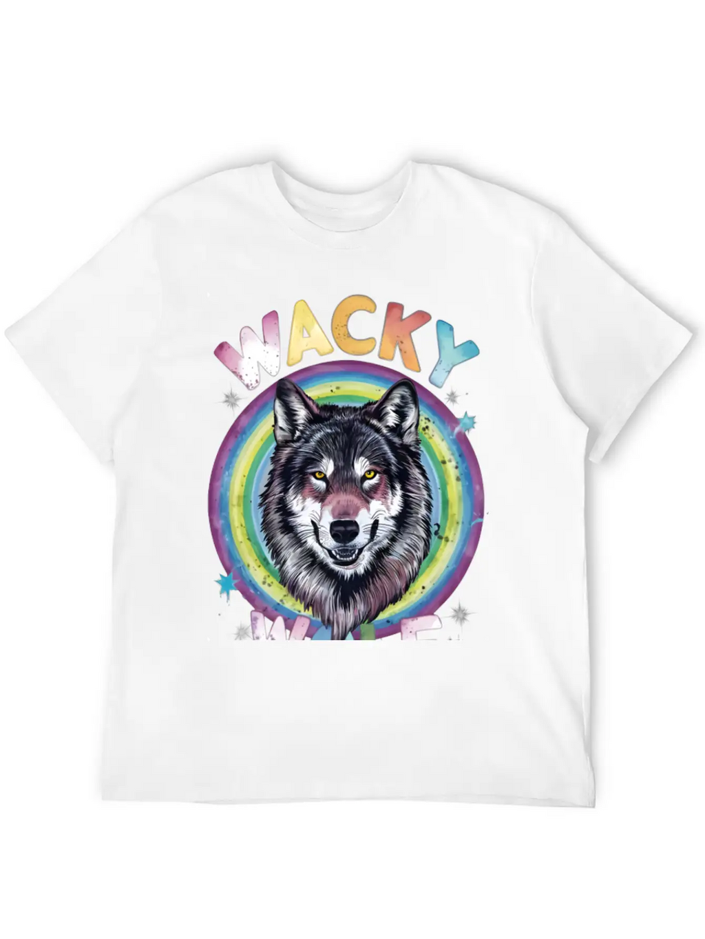 Wacky Wolf Pack Stylish Everyday T-Shirt – Unisex Basic Cotton Tee
