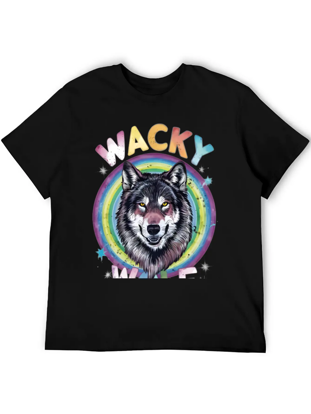 Wacky Wolf Pack Stylish Everyday T-Shirt – Unisex Basic Cotton Tee