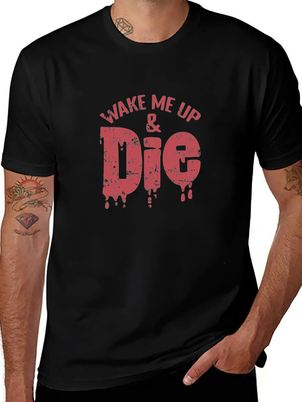 Wake Me Up And Die Sleep Dreaming Night Unisex Casual T-Shirt – Clean Design For Daily Comfort