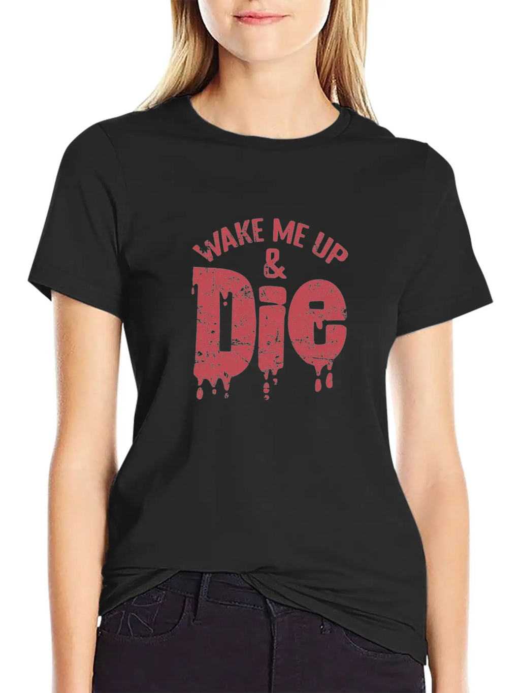Wake Me Up And Die Sleep Dreaming Night Unisex Casual T-Shirt – Clean Design For Daily Comfort