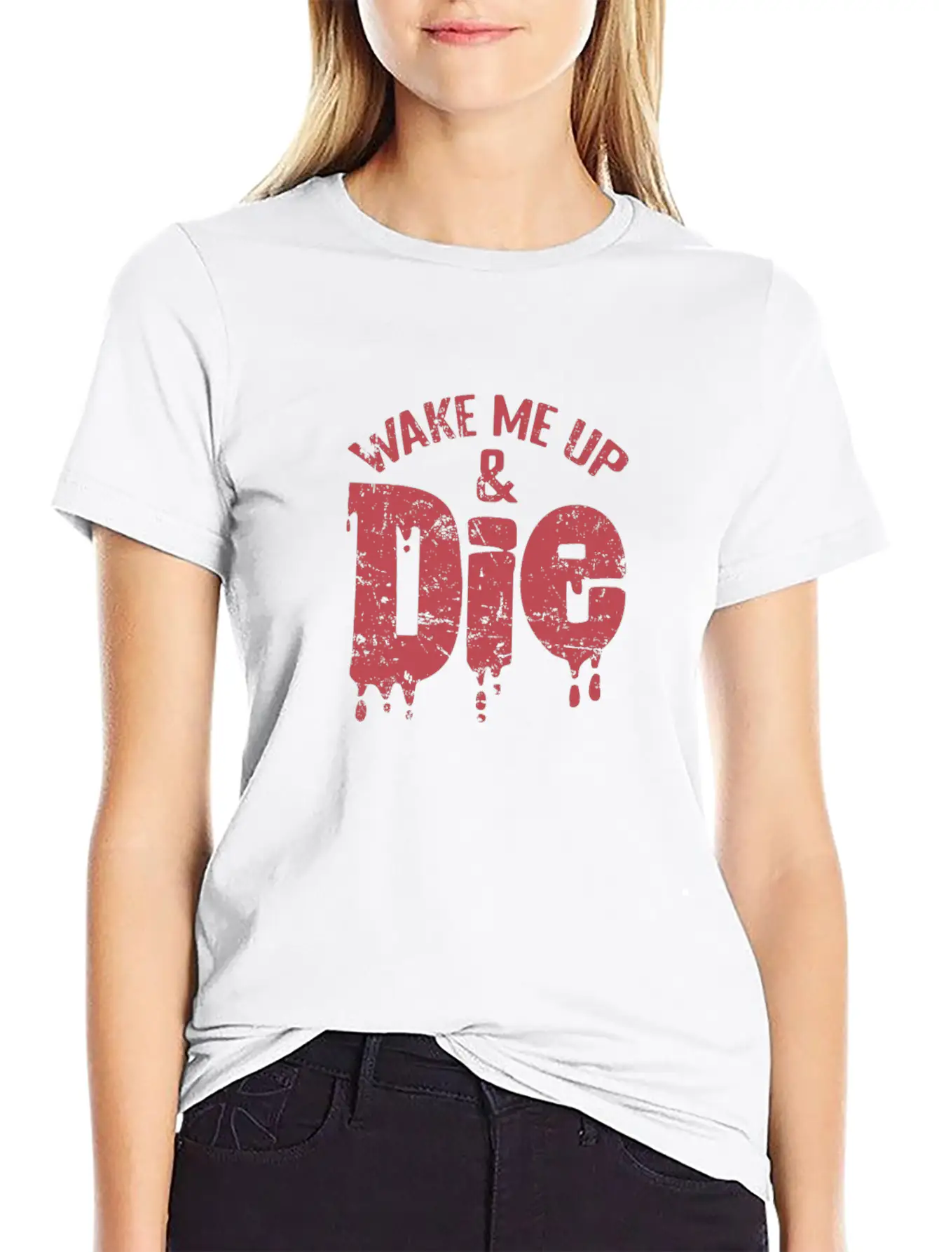 Wake Me Up And Die Sleep Dreaming Night Unisex Casual T-Shirt – Clean Design For Daily Comfort