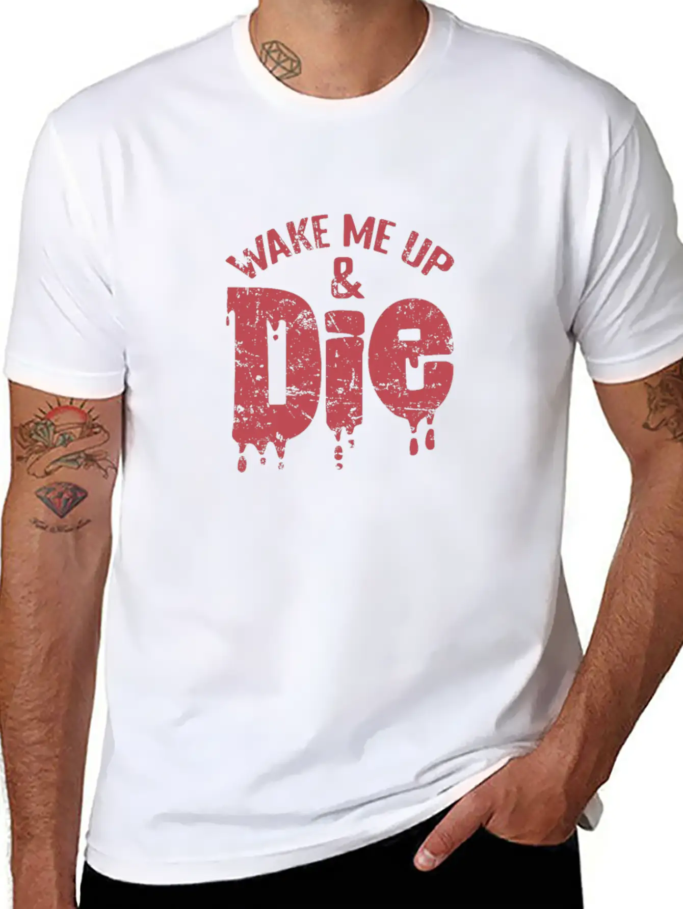 Wake Me Up And Die Sleep Dreaming Night Unisex Casual T-Shirt – Clean Design For Daily Comfort