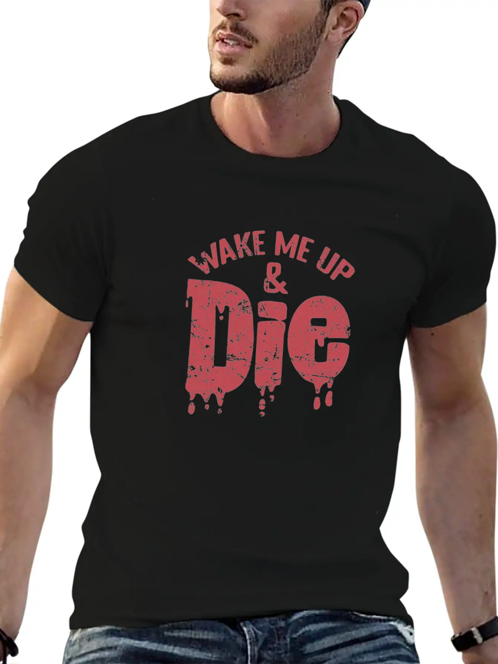 Wake Me Up And Die Sleep Dreaming Night Unisex Casual T-Shirt – Clean Design For Daily Comfort