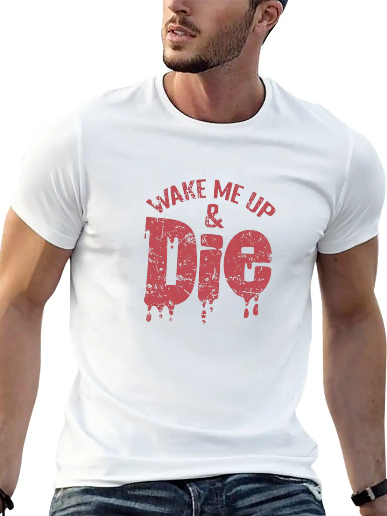 Wake Me Up And Die Sleep Dreaming Night Unisex Casual T-Shirt – Clean Design For Daily Comfort