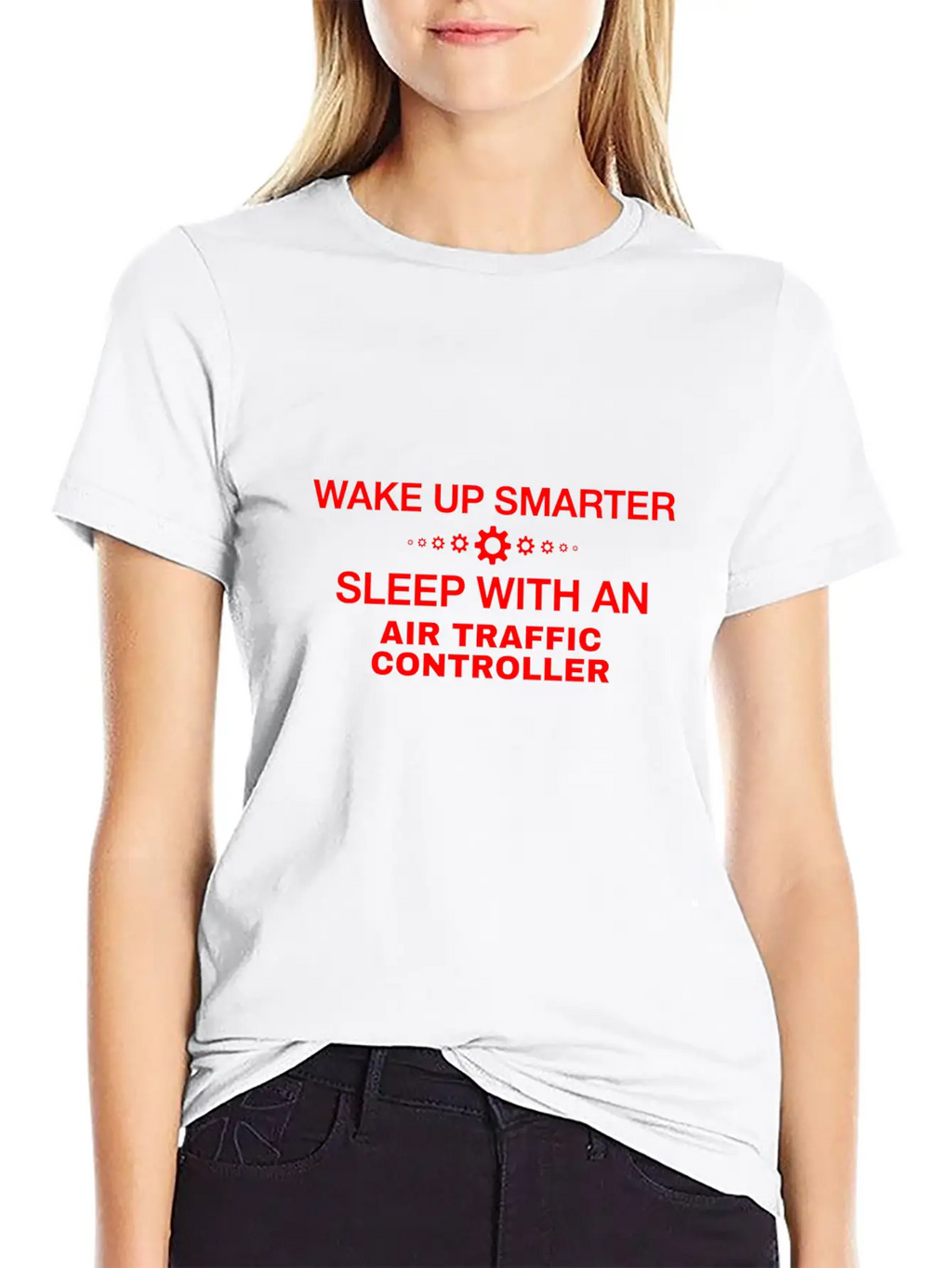 WAKE UP SMARTER SLEEP WITH AN AIR TRAFFIC CONTROLL Unisex Casual T-Shirt – Clean Design For Daily Comfort