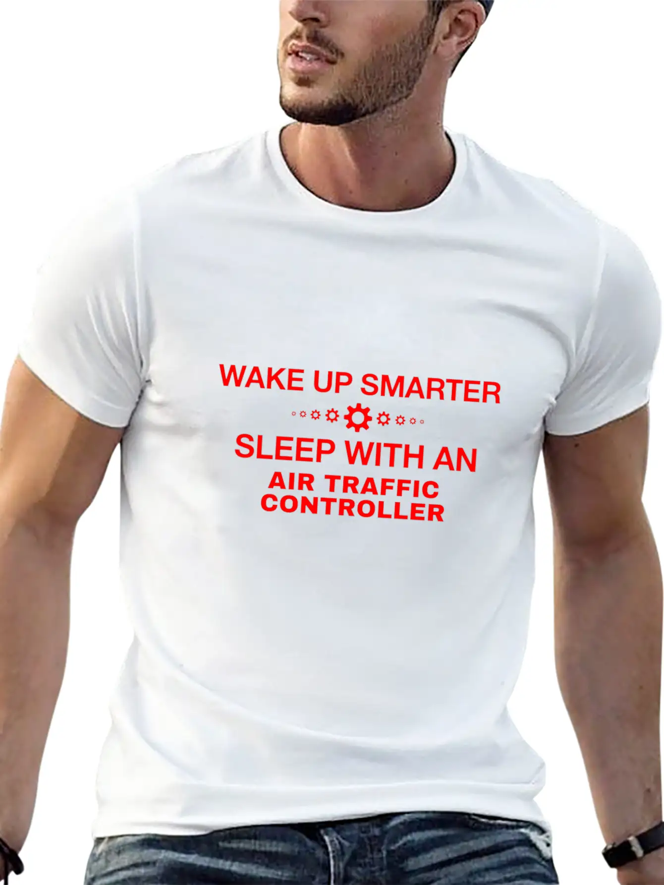 WAKE UP SMARTER SLEEP WITH AN AIR TRAFFIC CONTROLL Unisex Casual T-Shirt – Clean Design For Daily Comfort