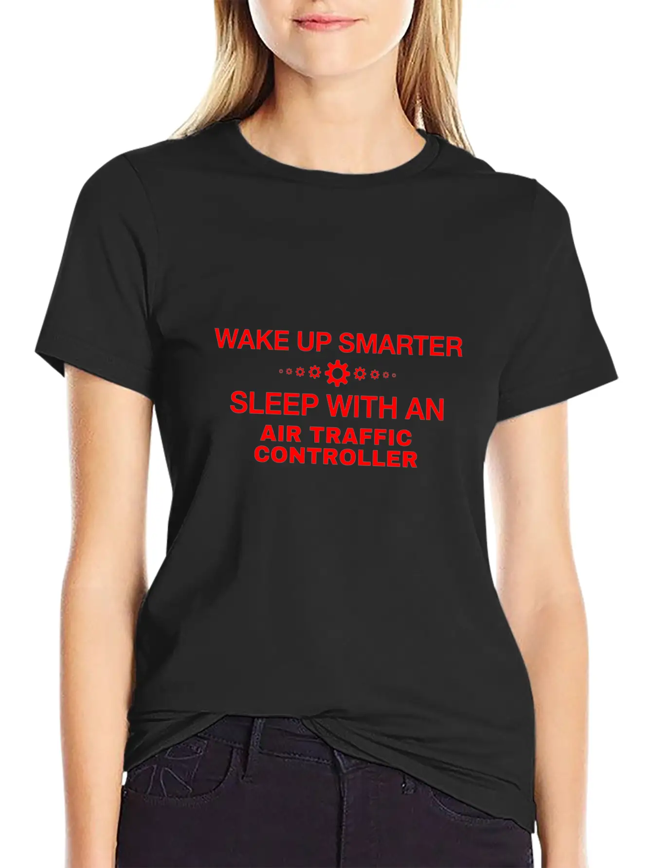 WAKE UP SMARTER SLEEP WITH AN AIR TRAFFIC CONTROLL Unisex Casual T-Shirt – Clean Design For Daily Comfort