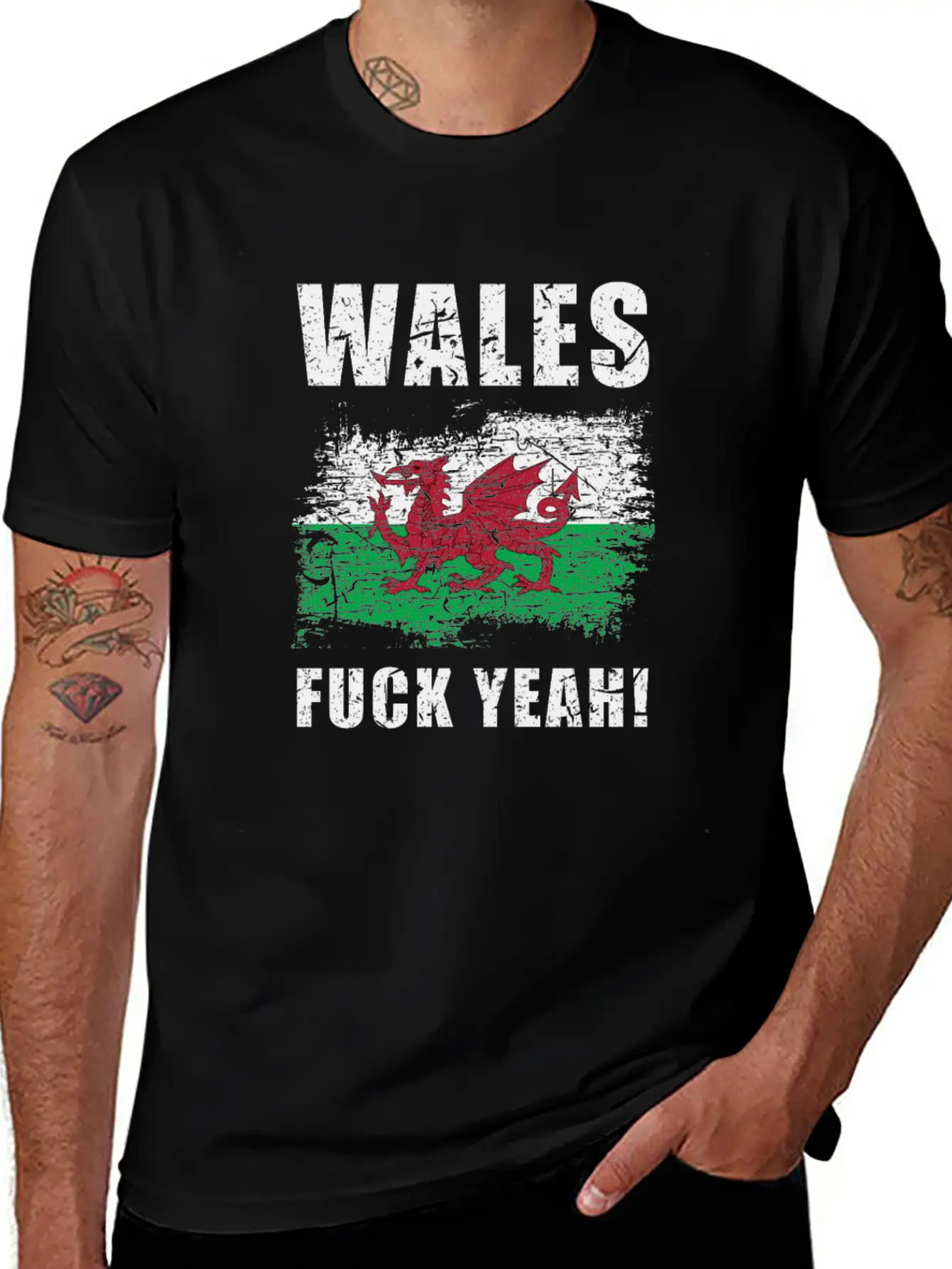 Wales Country Stylish Everyday T-Shirt – Unisex Basic Cotton Tee