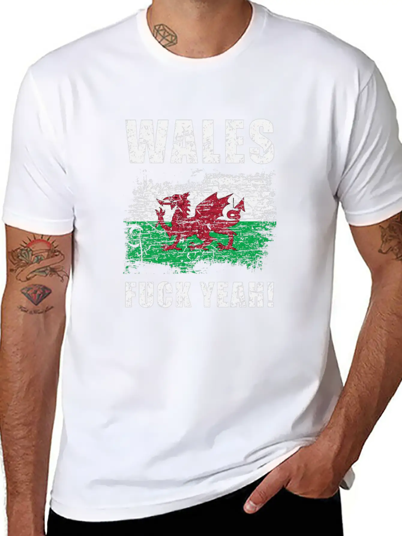 Wales Country Stylish Everyday T-Shirt – Unisex Basic Cotton Tee