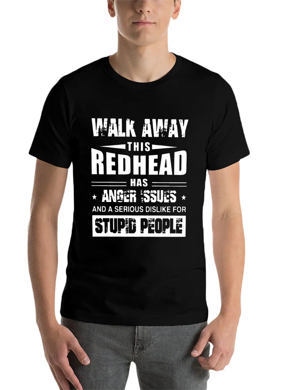Walk Away This Redhead Has Anger Issue And A Serio Breathable Soft Cotton T-Shirt – Timeless Casual Look