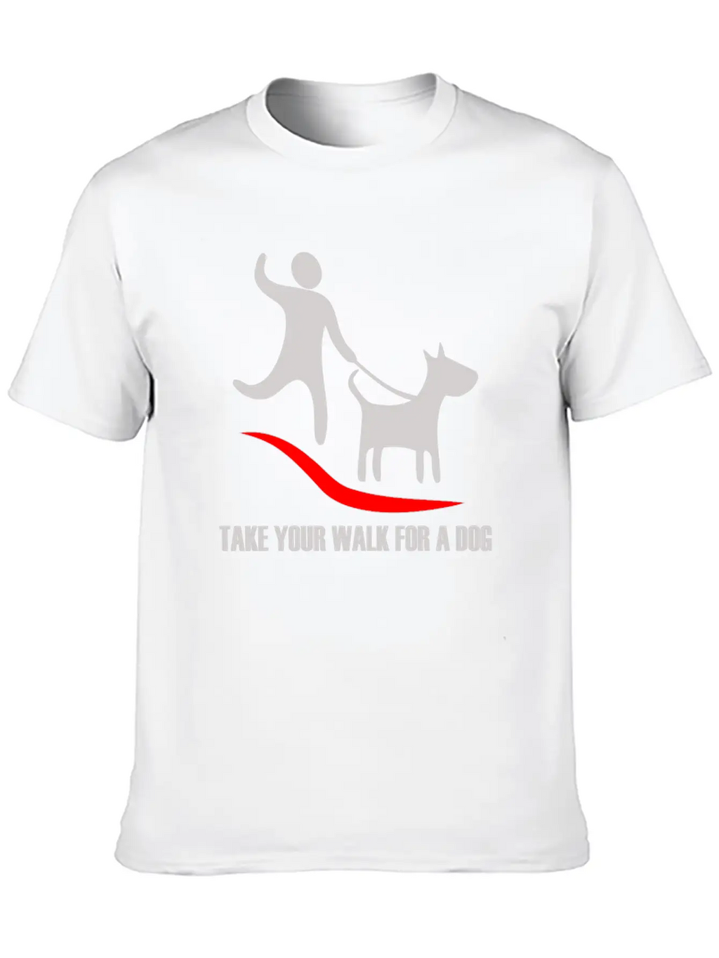 Walk For A Dog Stylish Everyday T-Shirt – Unisex Basic Cotton Tee