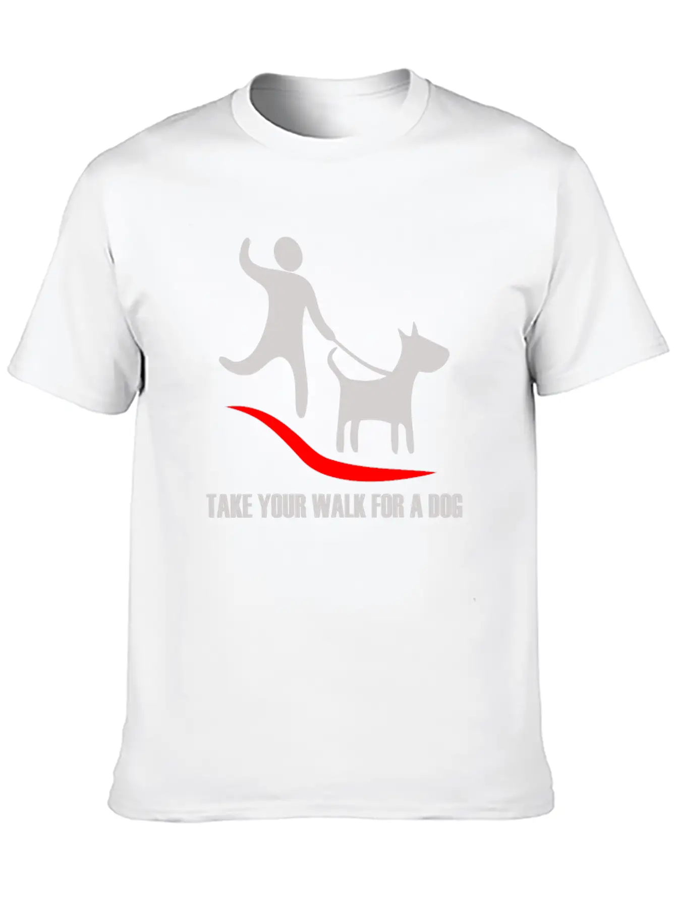 Walk For A Dog Stylish Everyday T-Shirt – Unisex Basic Cotton Tee