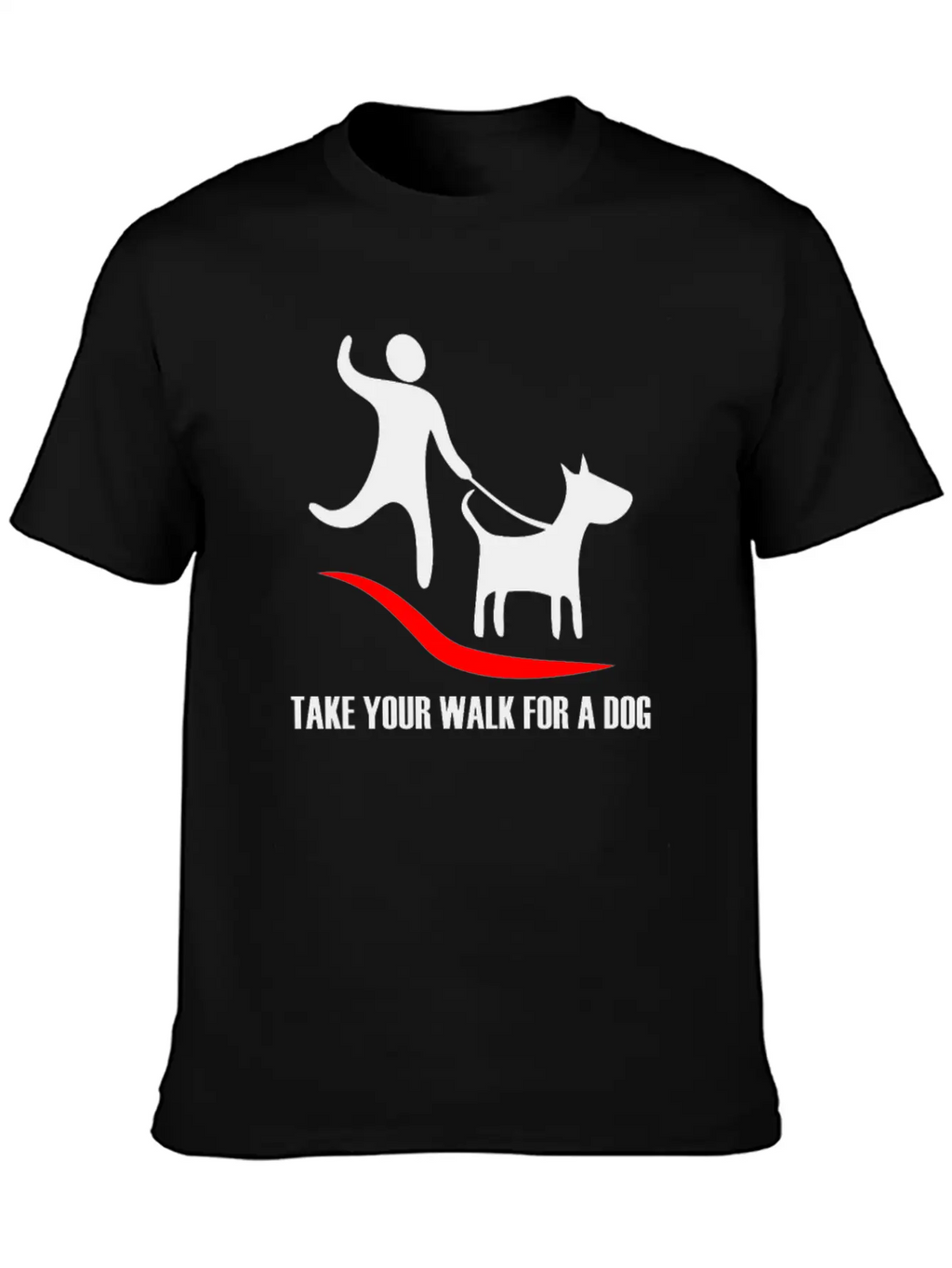 Walk For A Dog Stylish Everyday T-Shirt – Unisex Basic Cotton Tee