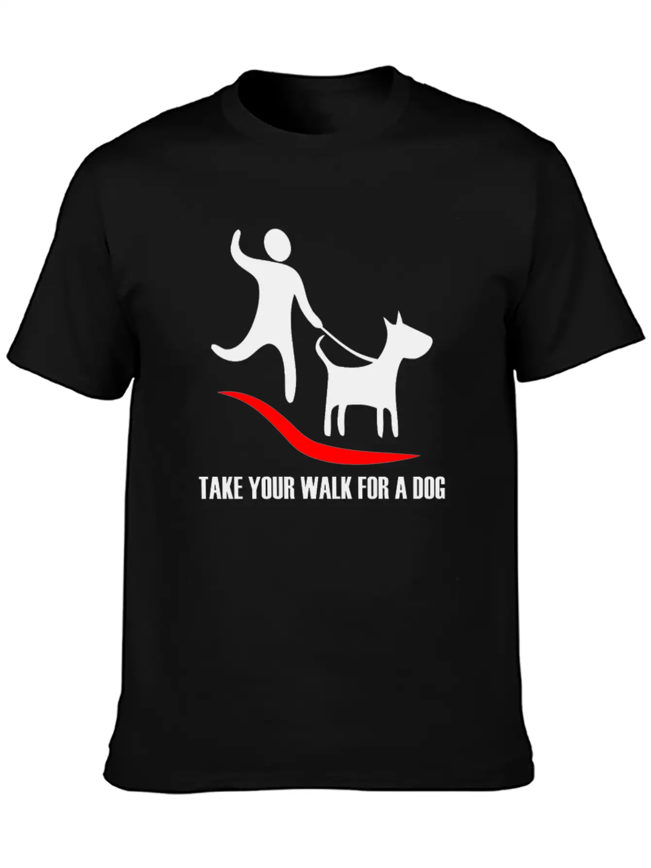 Walk For A Dog Stylish Everyday T-Shirt – Unisex Basic Cotton Tee
