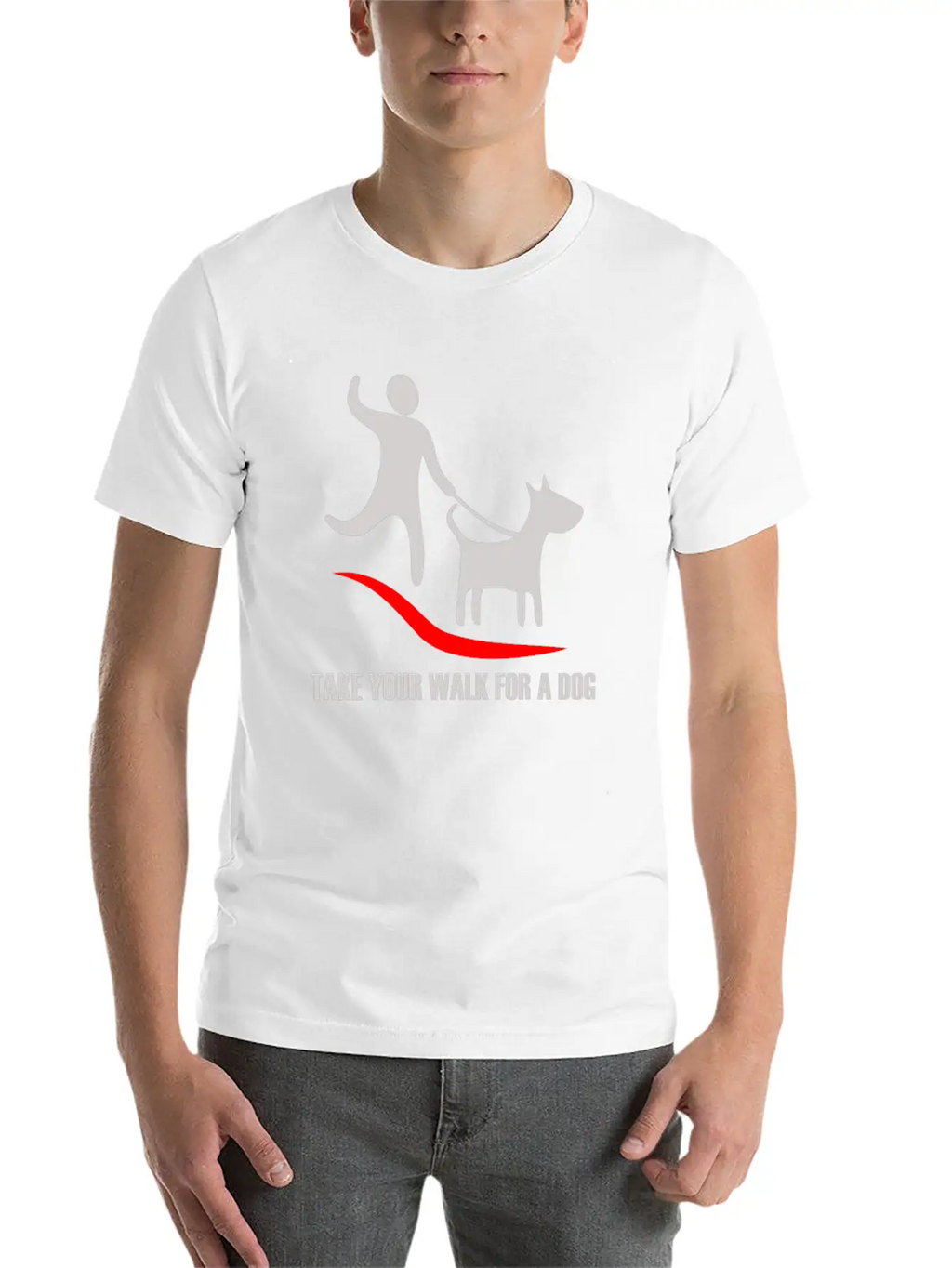 Walk For A Dog Stylish Everyday T-Shirt – Unisex Basic Cotton Tee