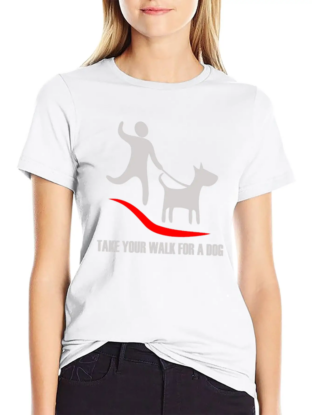 Walk For A Dog Stylish Everyday T-Shirt – Unisex Basic Cotton Tee