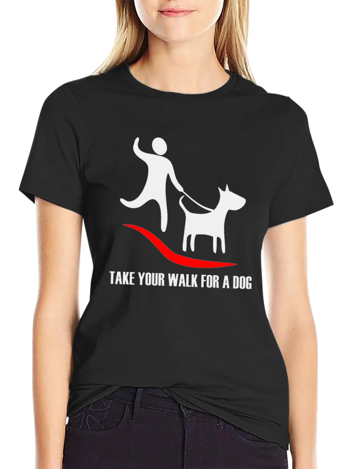Walk For A Dog Stylish Everyday T-Shirt – Unisex Basic Cotton Tee