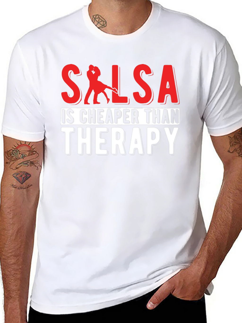 Salsa Cheaper Than Therapy T-Shirt