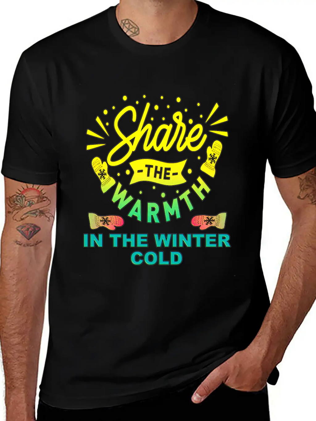 Warmth Winter Cold Holiday Gift Frost Ice Snow Unisex Casual T-Shirt – Clean Design For Daily Comfort