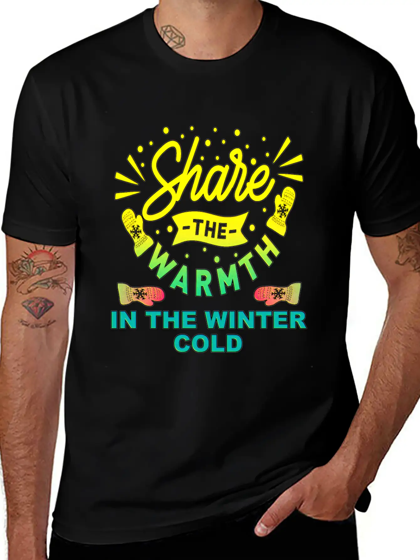 Warmth Winter Cold Holiday Gift Frost Ice Snow Unisex Casual T-Shirt – Clean Design For Daily Comfort