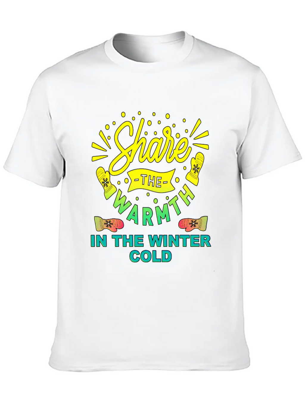 Warmth Winter Cold Holiday Gift Frost Ice Snow Unisex Casual T-Shirt – Clean Design For Daily Comfort