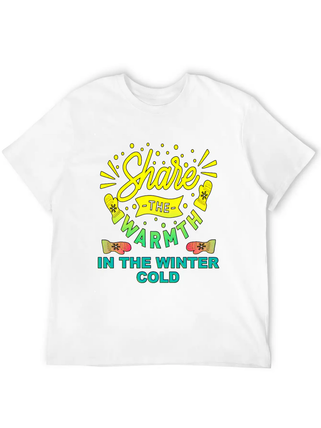 Warmth Winter Cold Holiday Gift Frost Ice Snow Unisex Casual T-Shirt – Clean Design For Daily Comfort