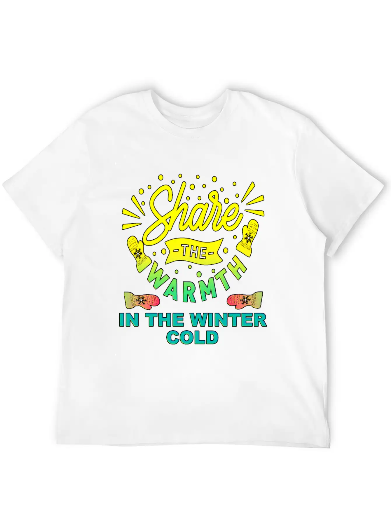 Warmth Winter Cold Holiday Gift Frost Ice Snow Unisex Casual T-Shirt – Clean Design For Daily Comfort