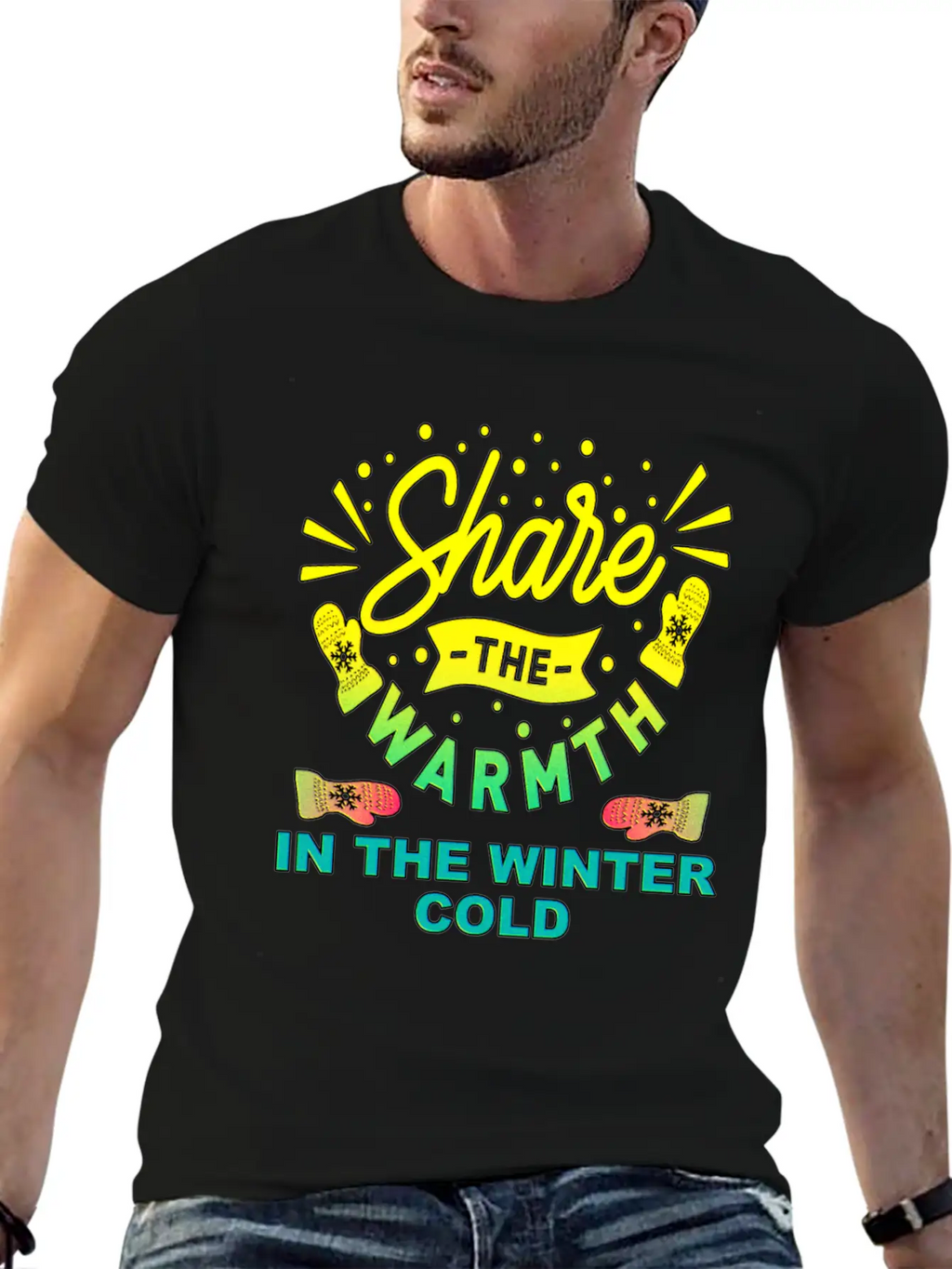 Warmth Winter Cold Holiday Gift Frost Ice Snow Unisex Casual T-Shirt – Clean Design For Daily Comfort