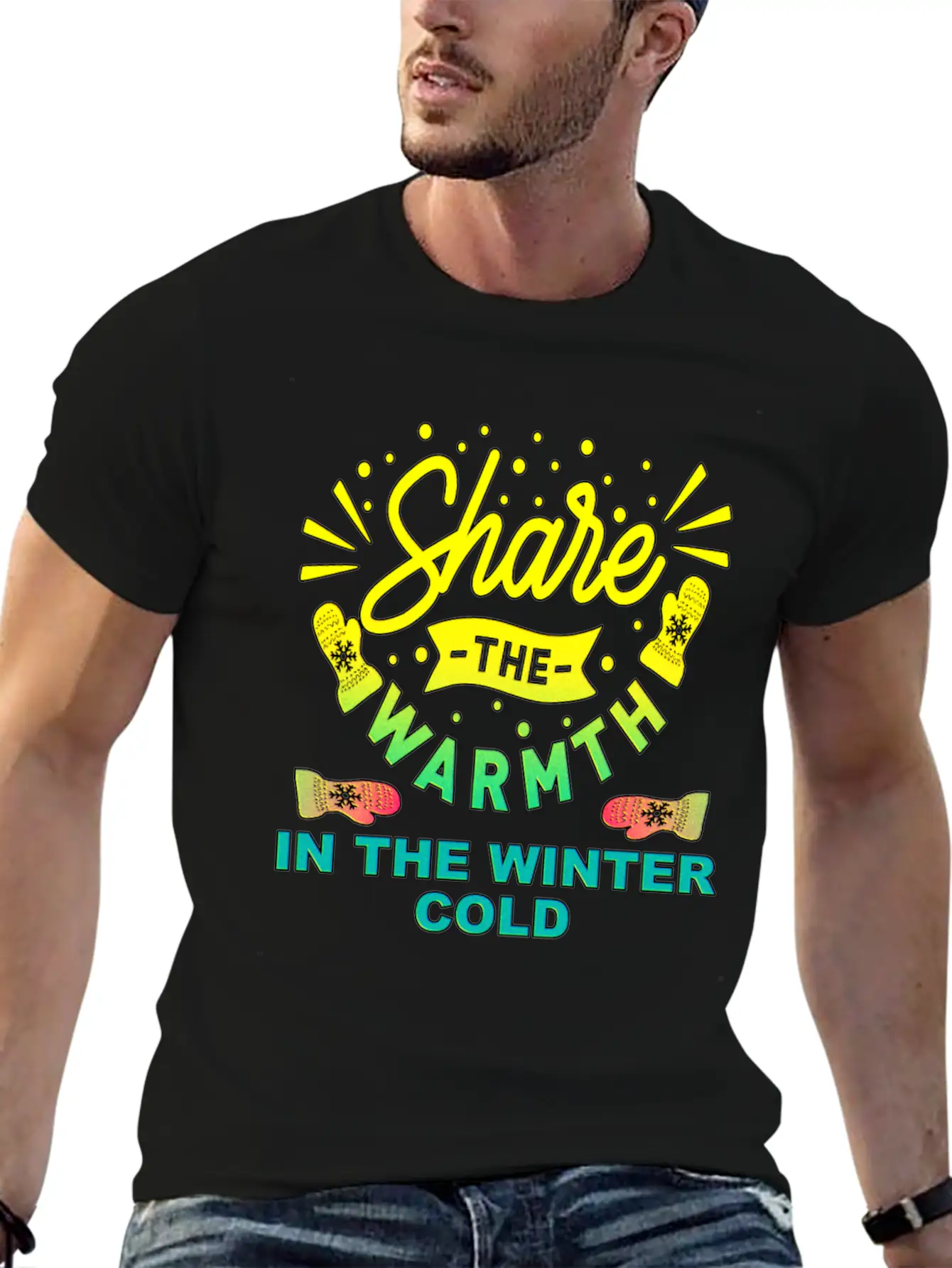 Warmth Winter Cold Holiday Gift Frost Ice Snow Unisex Casual T-Shirt – Clean Design For Daily Comfort