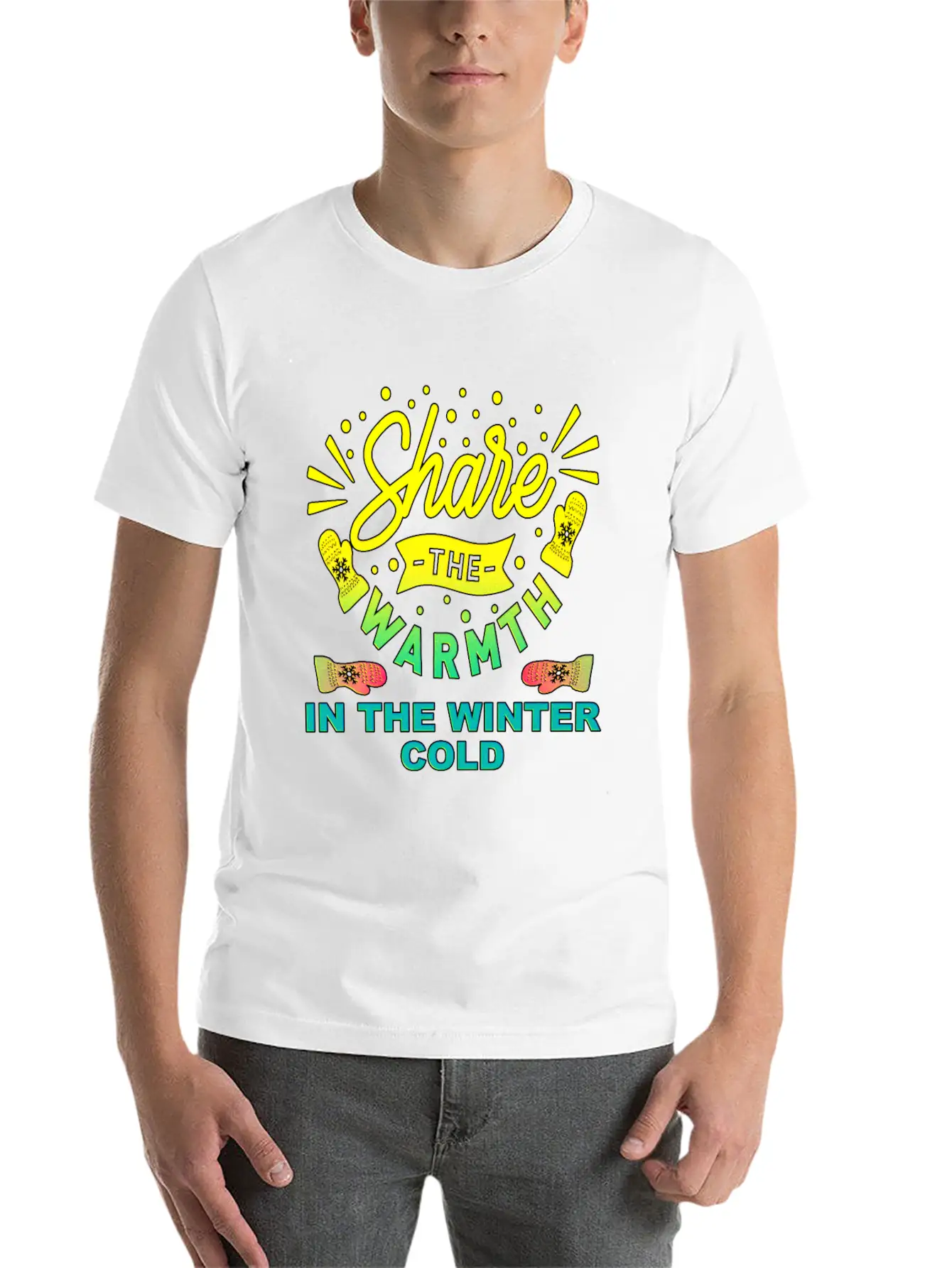 Warmth Winter Cold Holiday Gift Frost Ice Snow Unisex Casual T-Shirt – Clean Design For Daily Comfort
