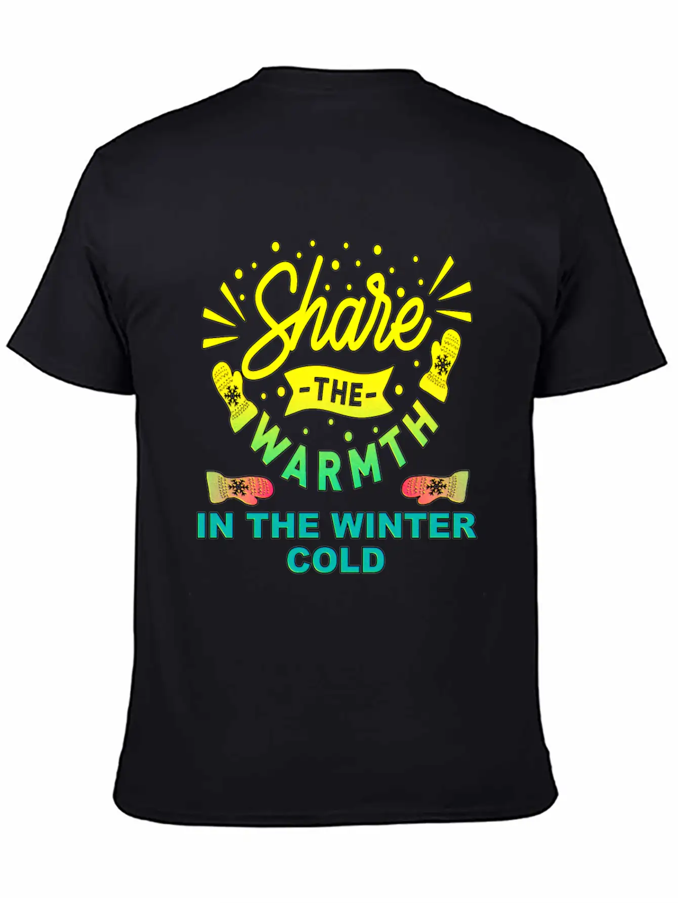 Warmth Winter Cold Holiday Gift Frost Ice Snow Unisex Casual T-Shirt – Clean Design For Daily Comfort