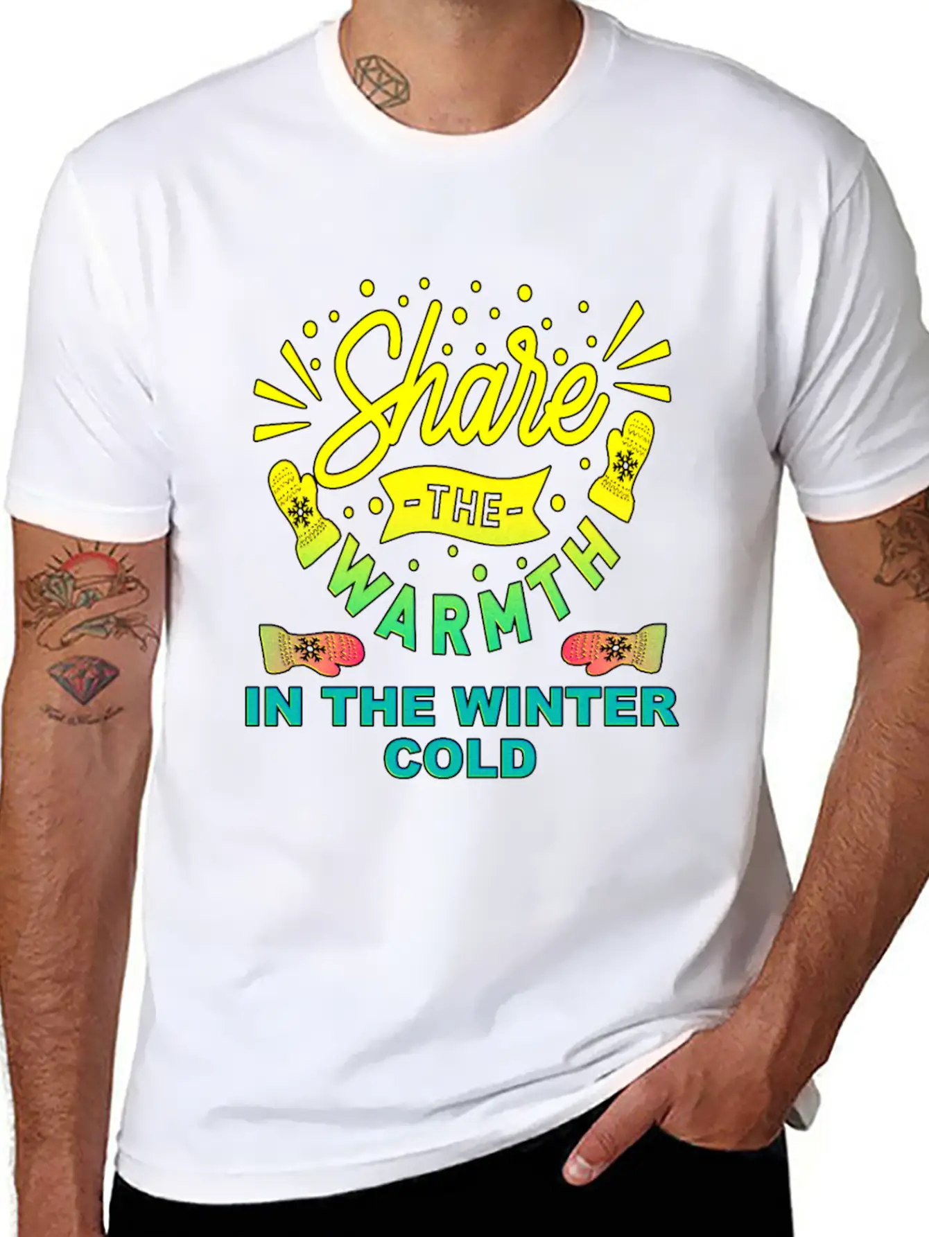 Warmth Winter Cold Holiday Gift Frost Ice Snow Unisex Casual T-Shirt – Clean Design For Daily Comfort