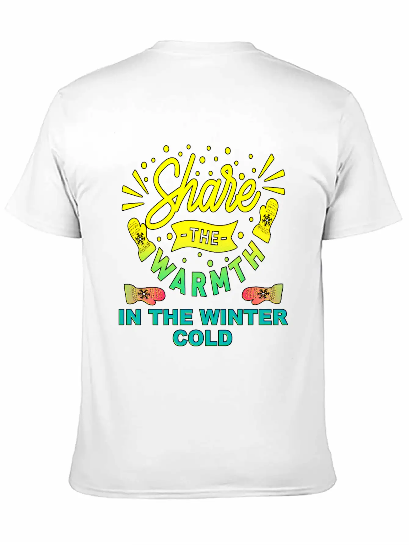 Warmth Winter Cold Holiday Gift Frost Ice Snow Unisex Casual T-Shirt – Clean Design For Daily Comfort