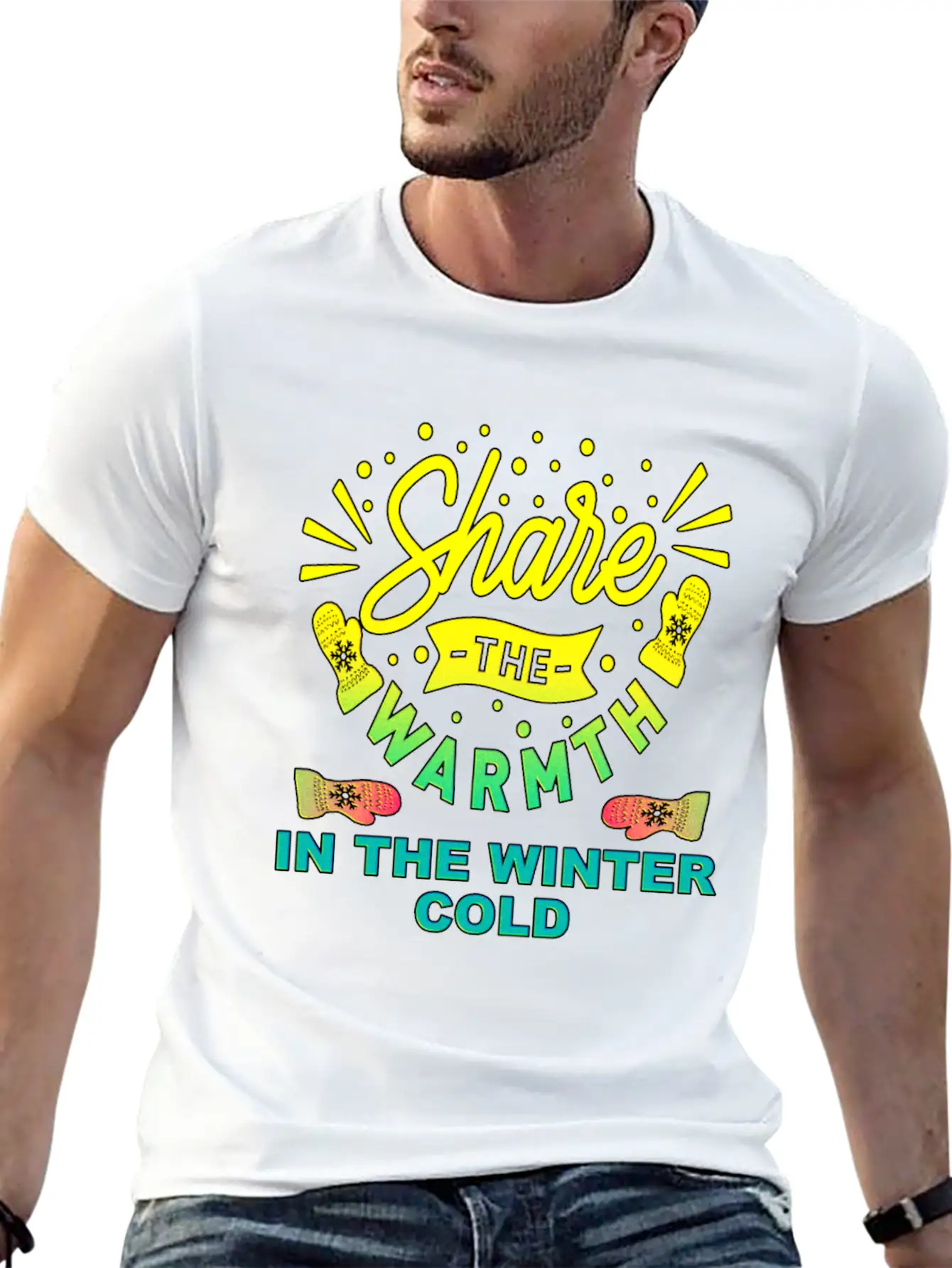 Warmth Winter Cold Holiday Gift Frost Ice Snow Unisex Casual T-Shirt – Clean Design For Daily Comfort
