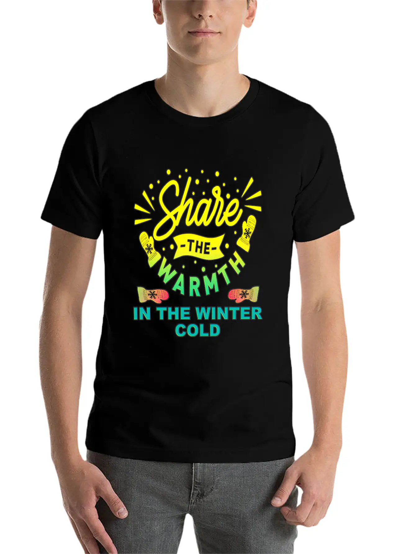 Warmth Winter Cold Holiday Gift Frost Ice Snow Unisex Casual T-Shirt – Clean Design For Daily Comfort