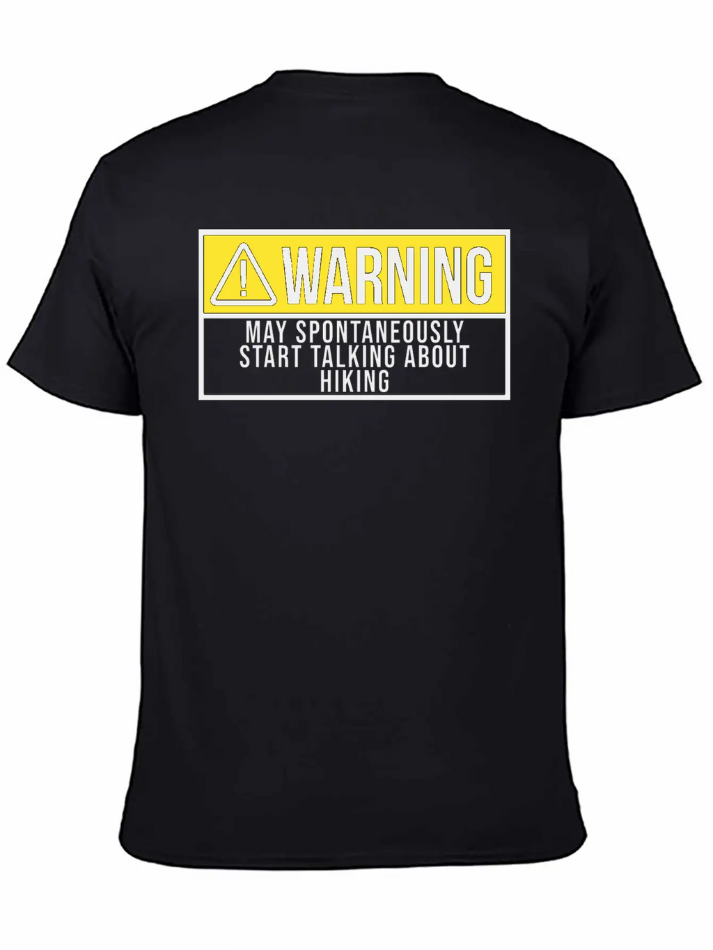 Warning Sports Hiking Hiker Hike Unisex Casual T-Shirt – Clean Design For Daily Comfort