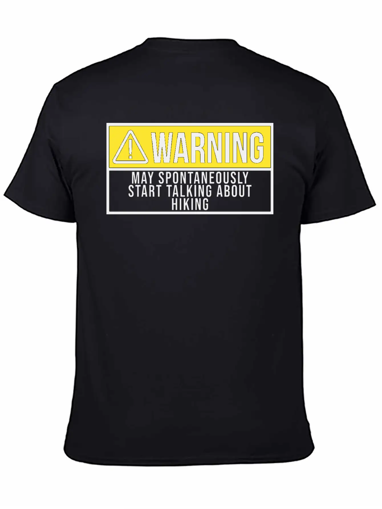 Warning Sports Hiking Hiker Hike Unisex Casual T-Shirt – Clean Design For Daily Comfort