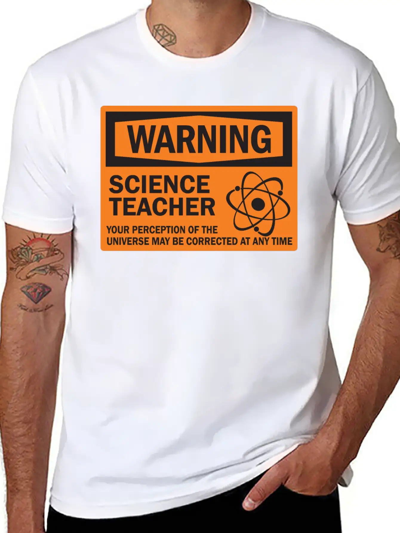 Warning! Unisex Casual T-Shirt – Clean Design For Daily Comfort
