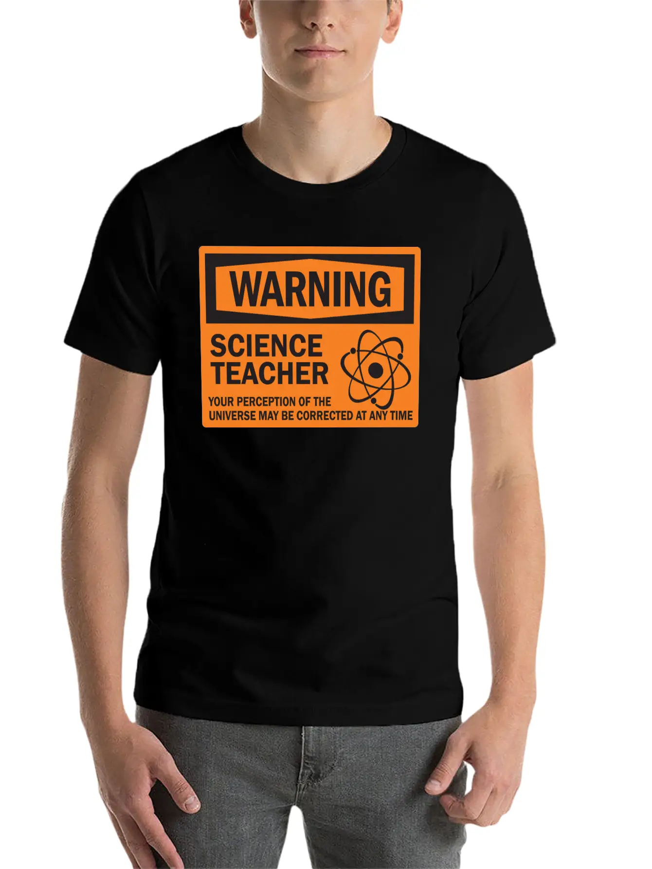 Warning! Unisex Casual T-Shirt – Clean Design For Daily Comfort