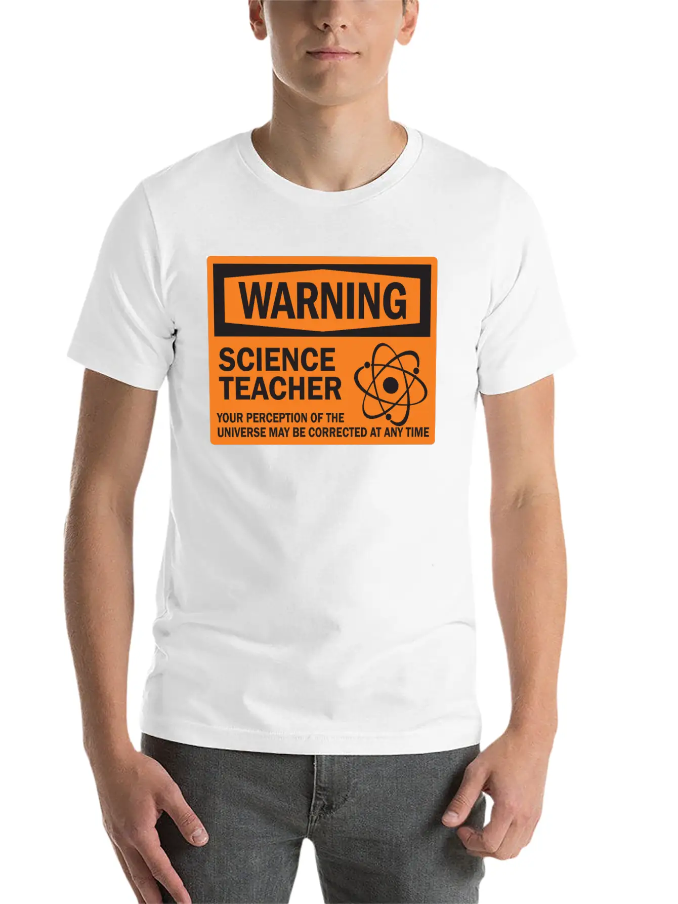 Warning! Unisex Casual T-Shirt – Clean Design For Daily Comfort