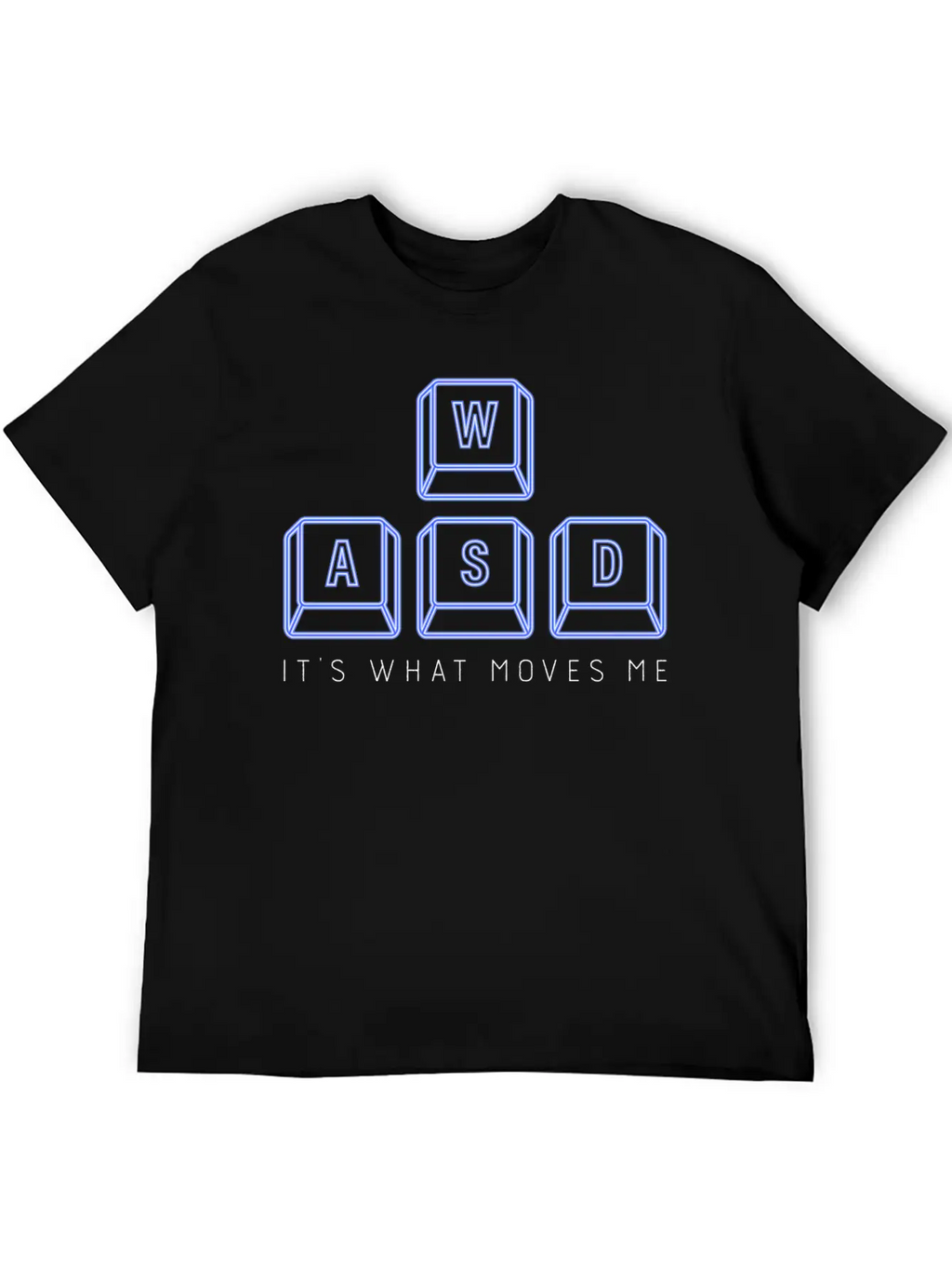 WASD Gamer Boys Keyboard Keys PC Gaming Unisex Casual T-Shirt – Clean Design For Daily Comfort